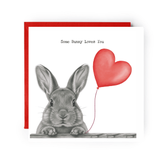 Some Bunny Loves You – Cute Bunny Love Card