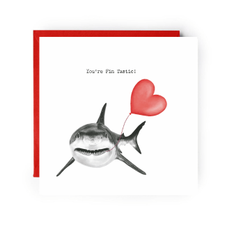 You’re Fin Tastic Shark Love Card | Valentine’s Card