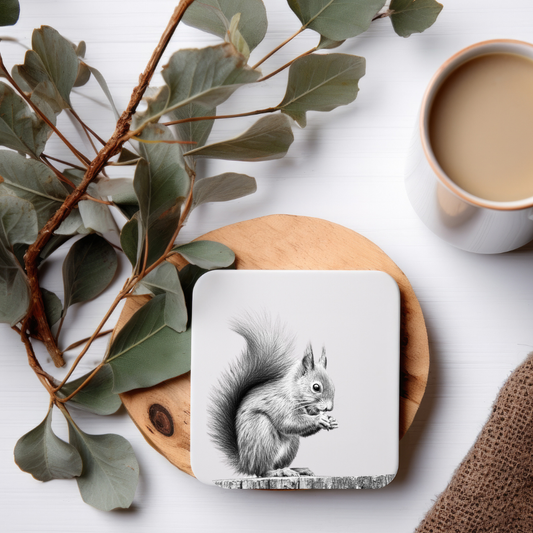Red Squirrel Coaster