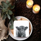 Highland Coo Calf Drinks Coaster