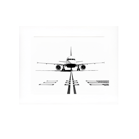 Airbus 319 Mounted Print