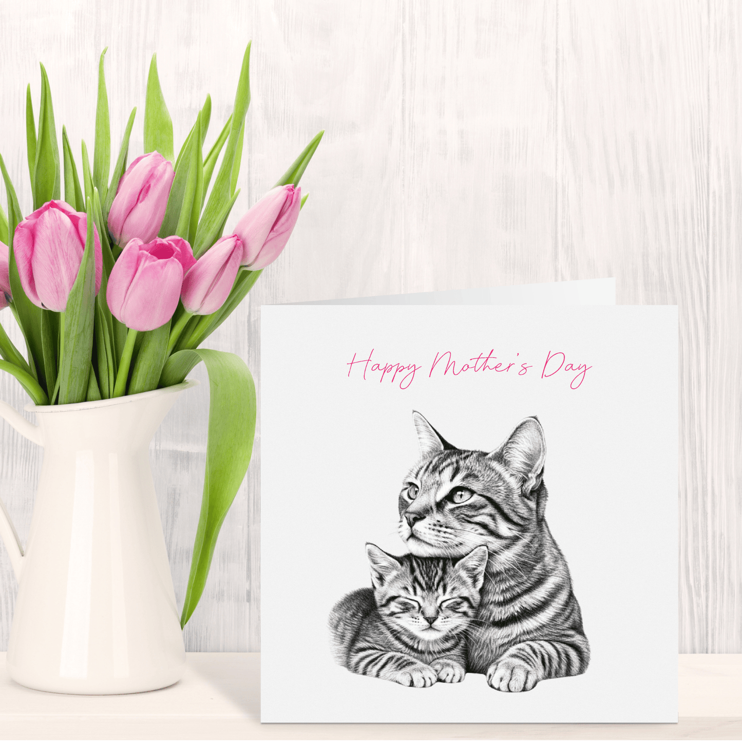 Cuddle Cats Mother's Day Card