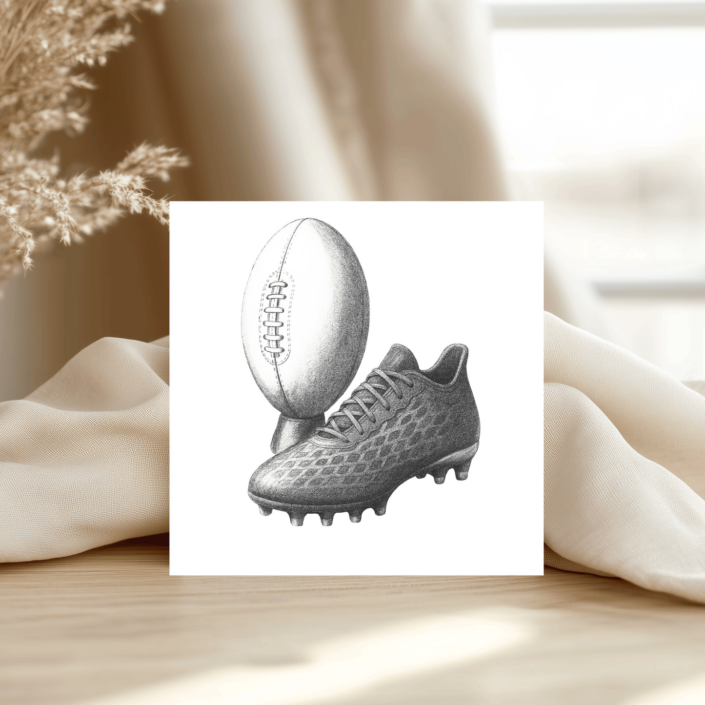 Rugby Greeting Card