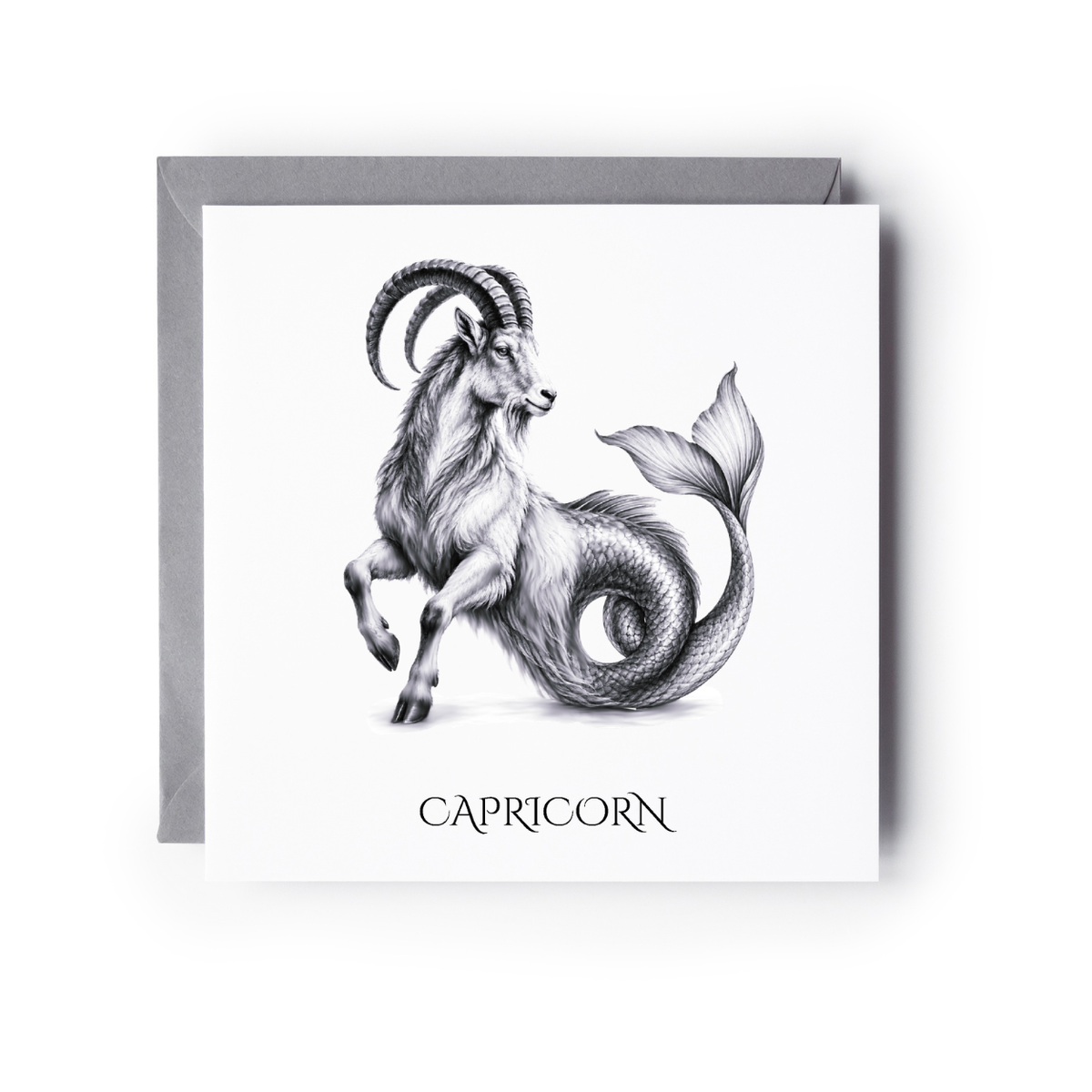 Capricorn Horoscope Greeting Card