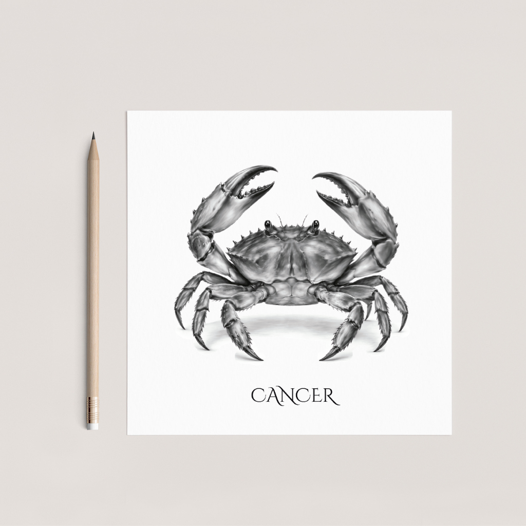 Cancer Horoscope Greeting Card
