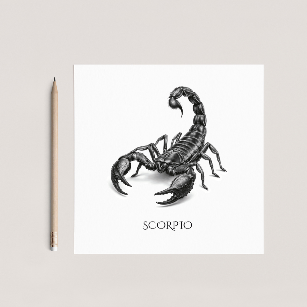 Scorpio Horoscope Greeting Card