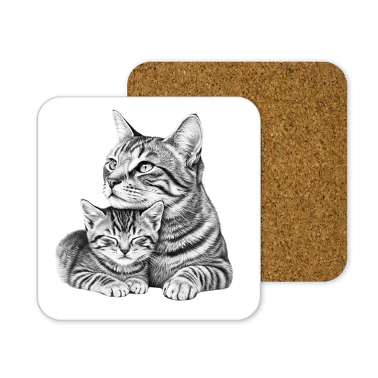 Cat Cuddles Coaster