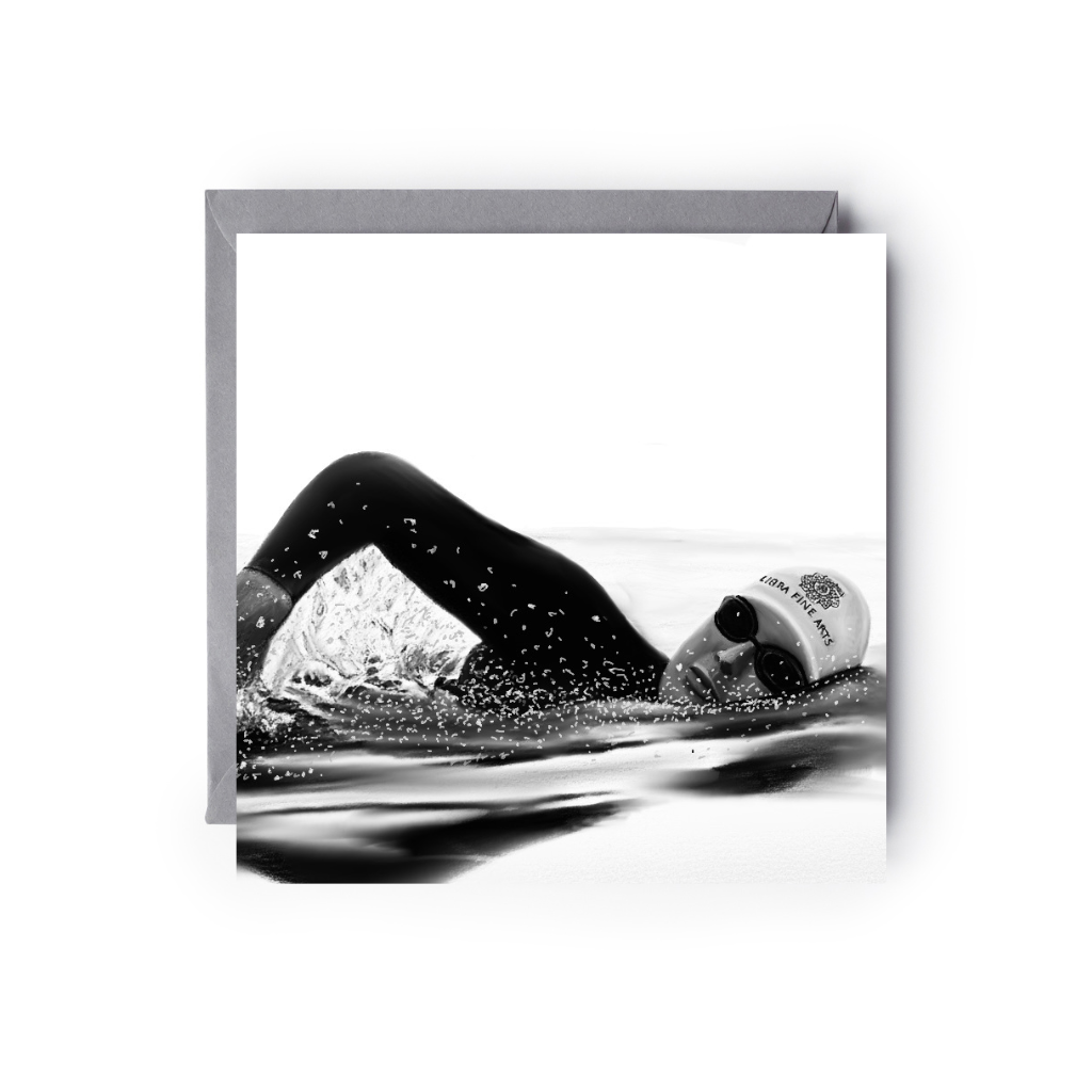 Swimming Greeting Card