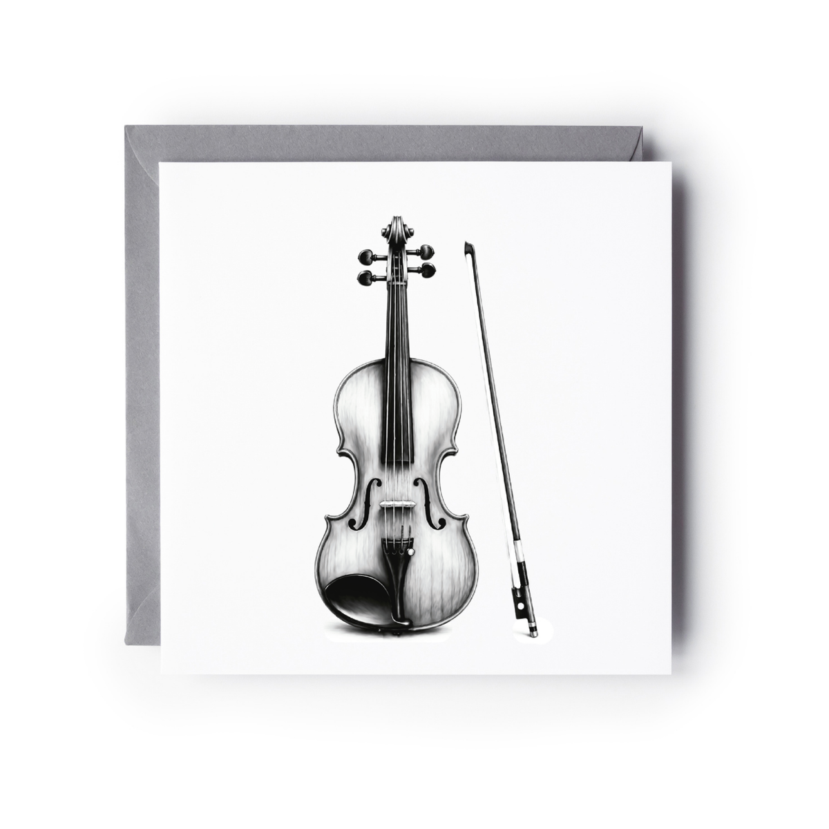 Violin Hand Drawn Greeting Card