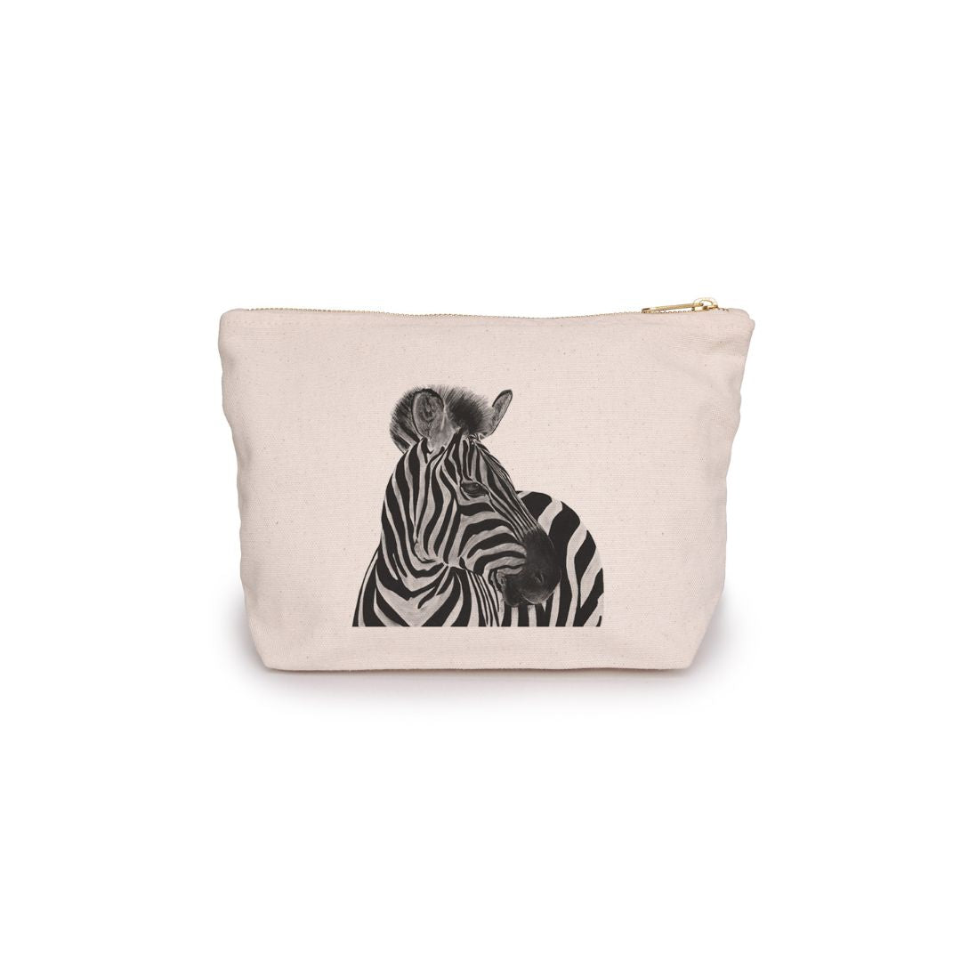 Zebra Pouch Bag From Libra Fine Arts