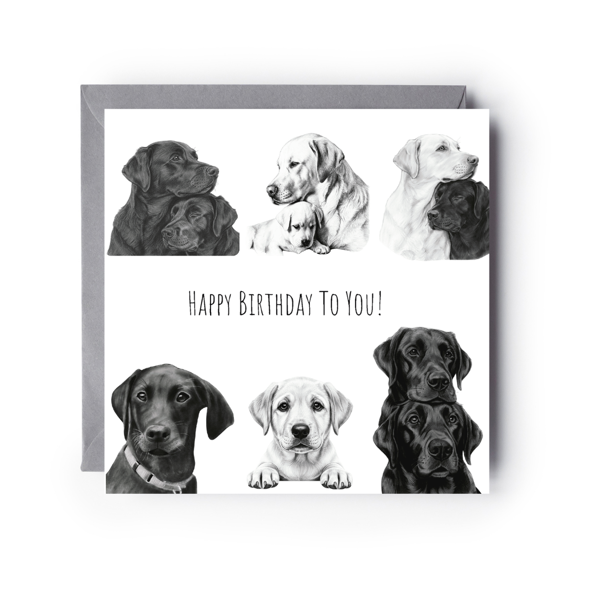 Labrador Birthday Card For Dog Lovers