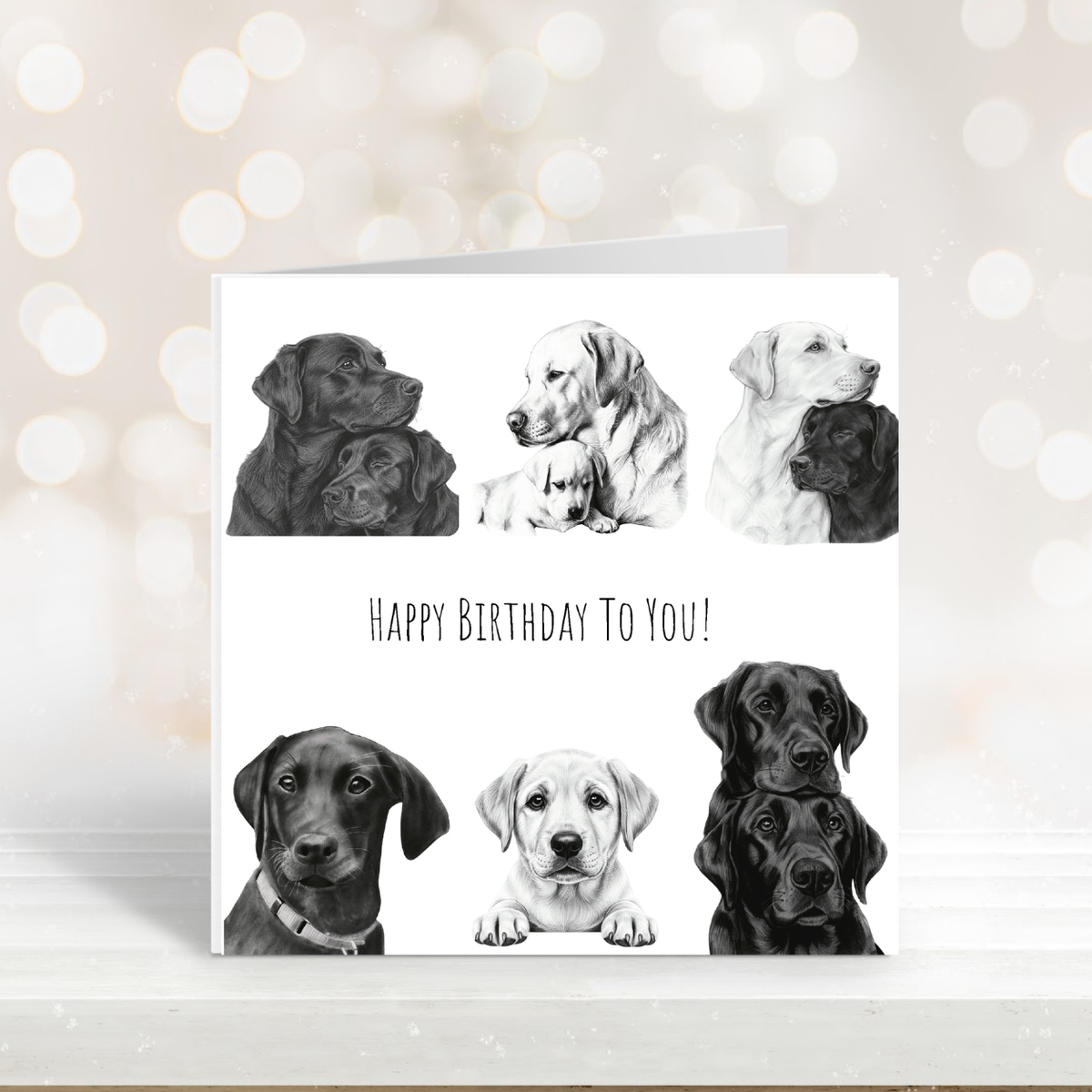 Labrador Birthday Card For Dog Lovers