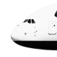 Airbus A380 nose study, hand-drawn aviation fine art print