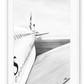 Airbus A380 wing and fuselage – White frame with white mount