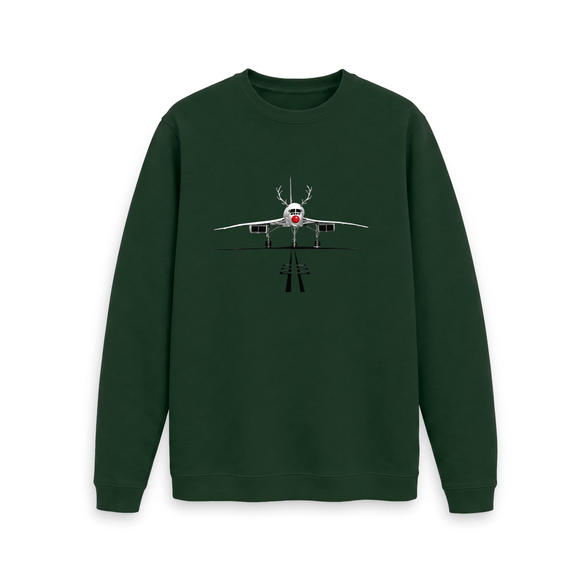 Evergreen Printed Sweater Front