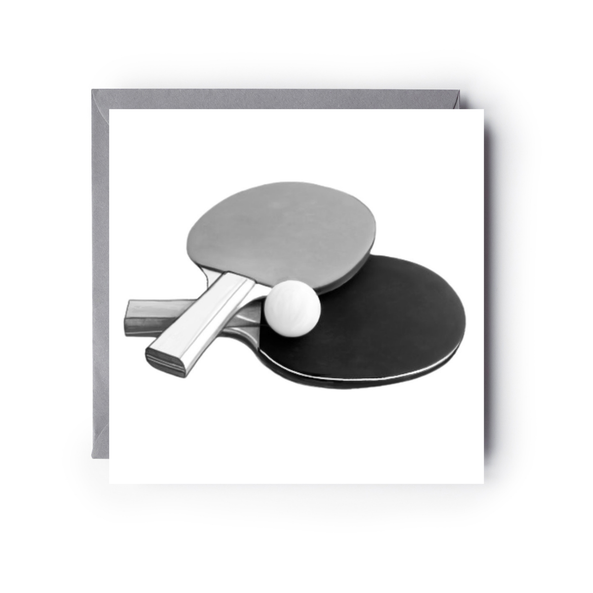 Table Tennis Greeting Card
