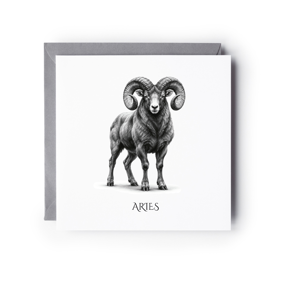 Aries Horoscope Greeting Card