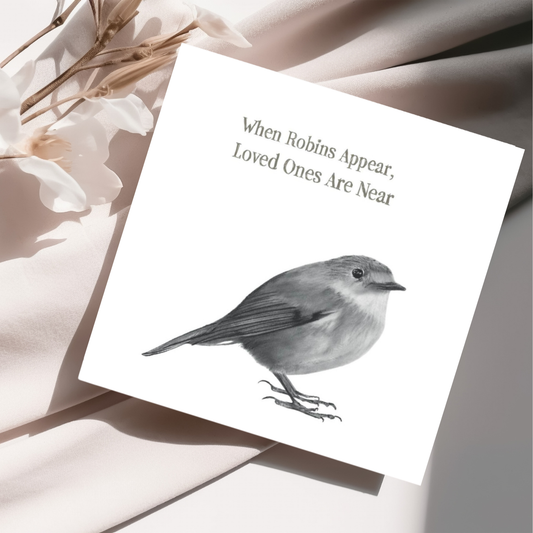 Robin Sympathy Card