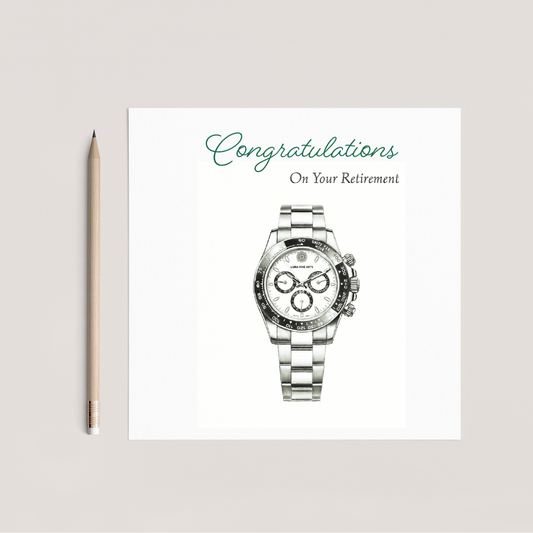 The Gift of Time | Hand-Drawn Pocket Watch Card