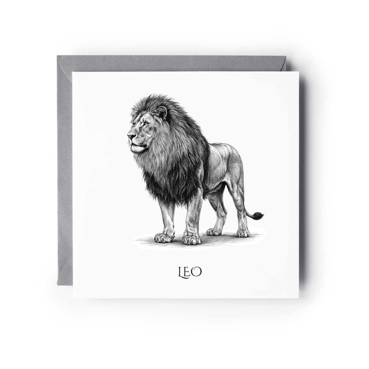 Leo Horoscope Greeting Card
