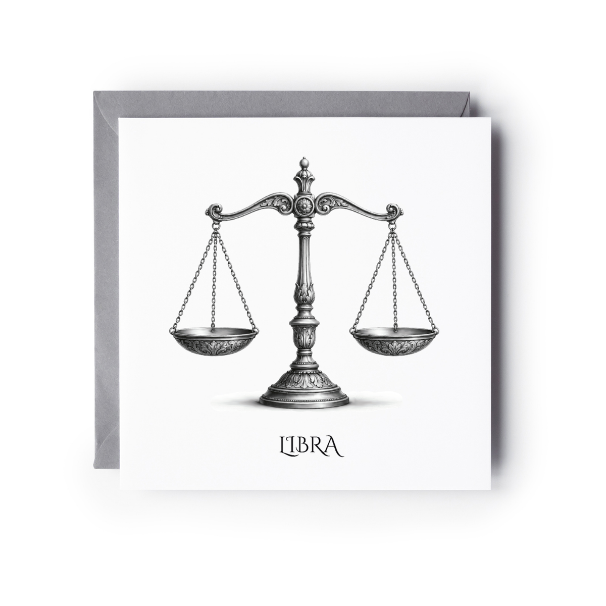Libra Horoscope Greeting Card