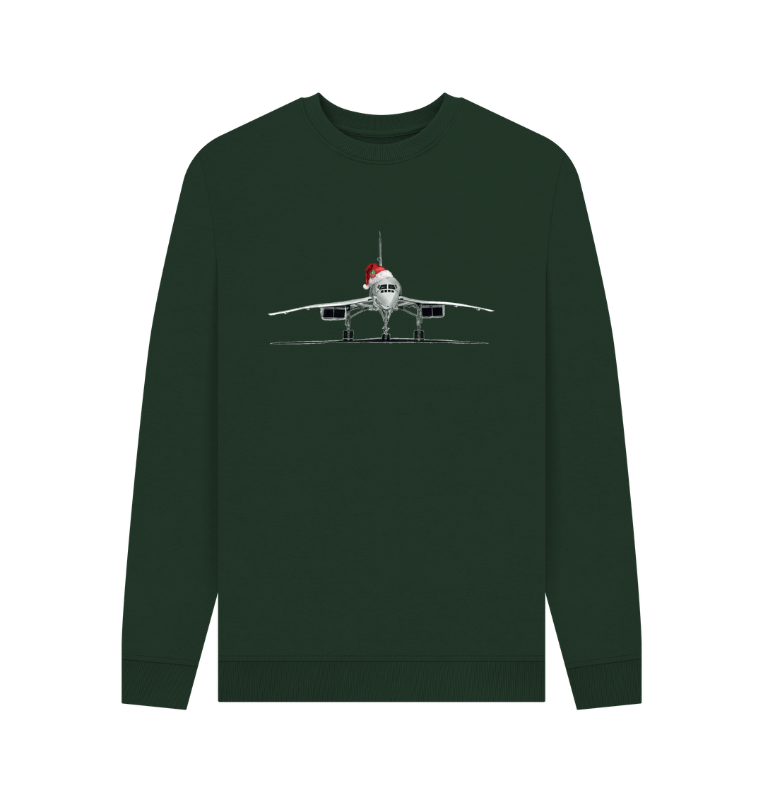 Evergreen Men's Festive Concorde Crew Neck Sweater Certified Organic Cotton