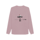 Mauve Printed Sweater Front