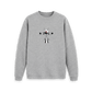 Light Heather Printed Sweater Front