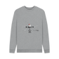 Light Heather Printed Sweater Front