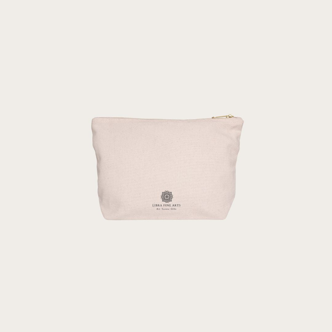 Capella the Zebra Pouch Bag – Hand-Drawn Wildlife Accessory for Nature Lovers
