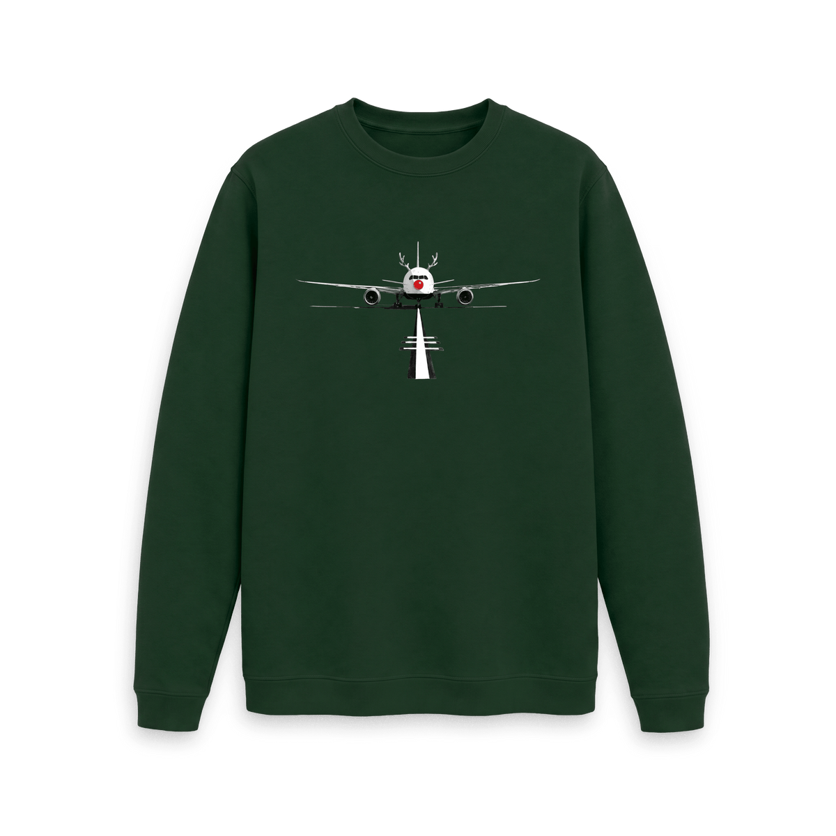 Evergreen Printed Sweater Front