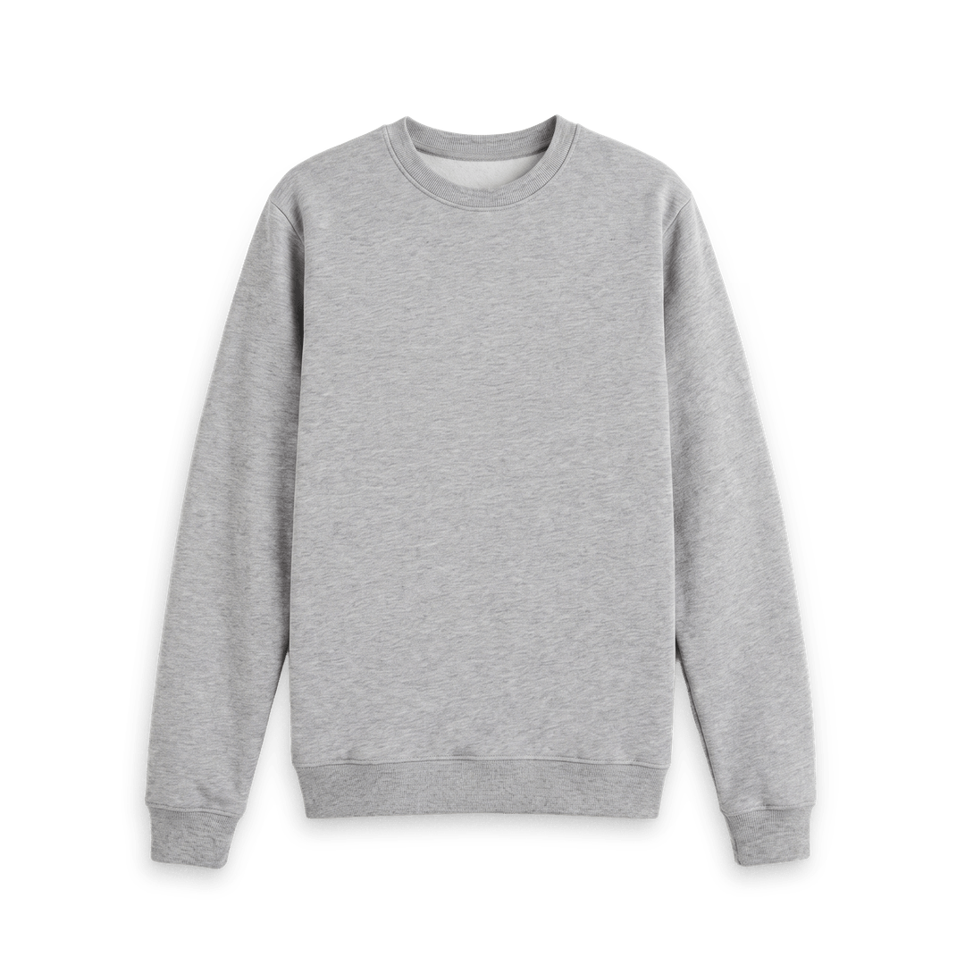 Light Heather Printed Sweater Front