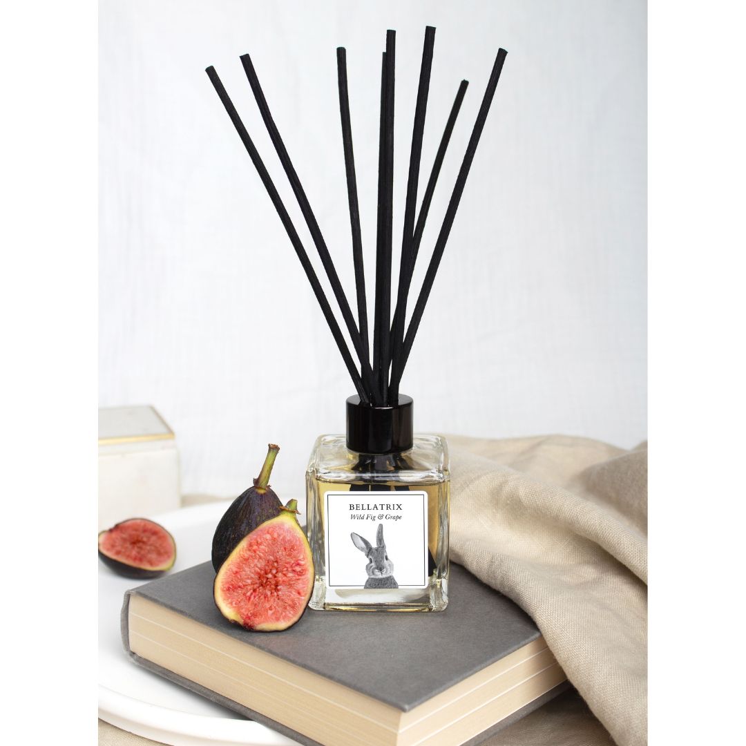 Bellatrix the Bunny Wild Fig and Grape Luxury Reed Diffuser