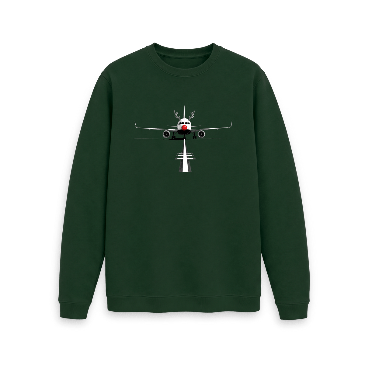 Evergreen Printed Sweater Front