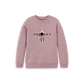 Mauve Printed Kids Jumper Front