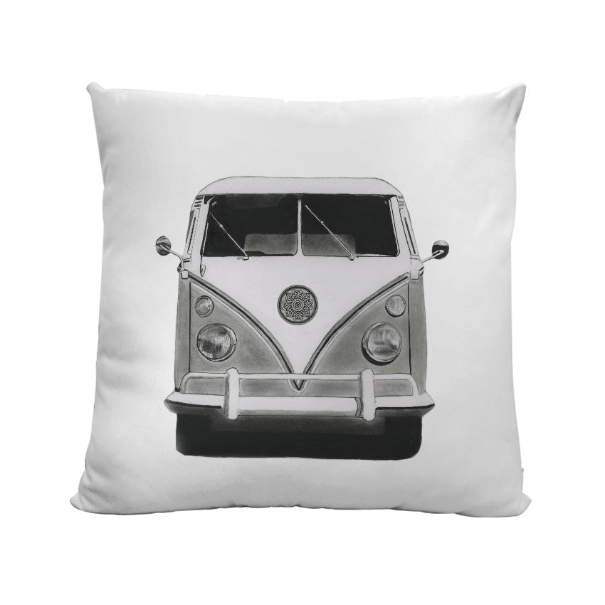 A Faux Suede Camper Van Cushion from Libra Fine Arts