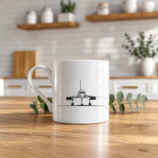 Concorde Bone China Mug realistic product mockup