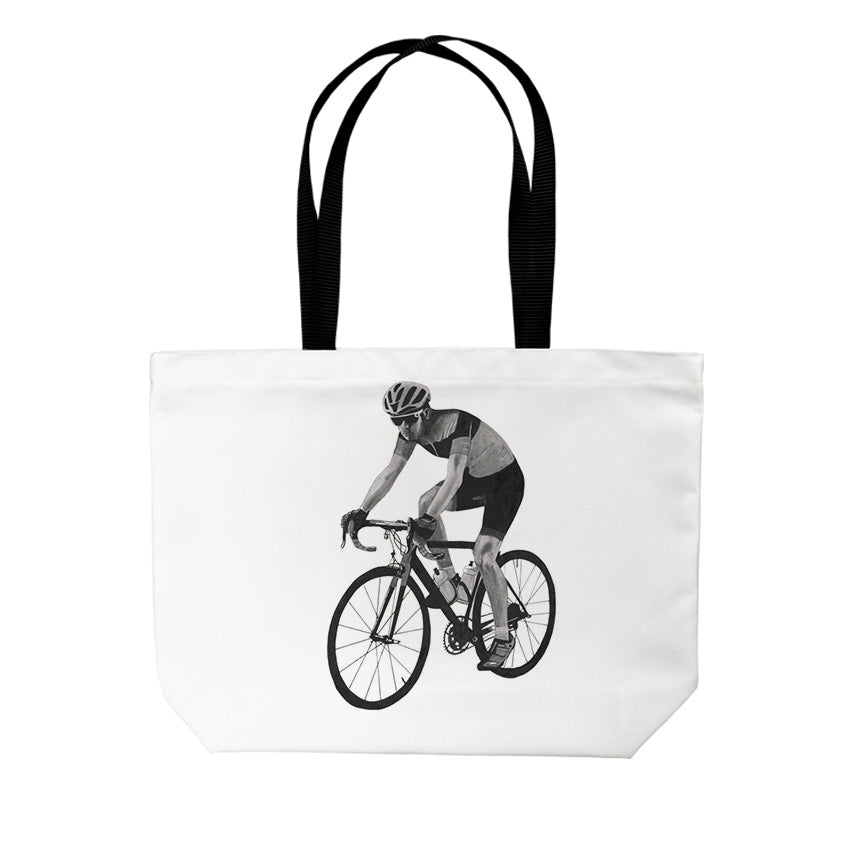 Cyclist Tote Bag From Libra Fine Arts  