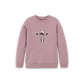 Mauve Printed Kids Jumper Front