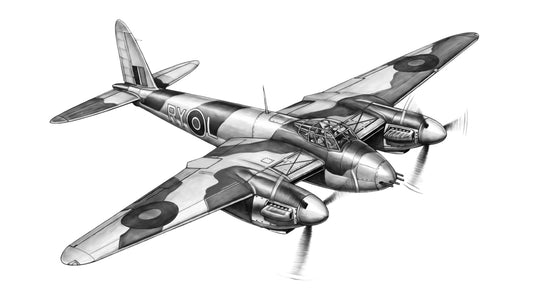 de Havilland Mosquito RY-L Fine Art Print