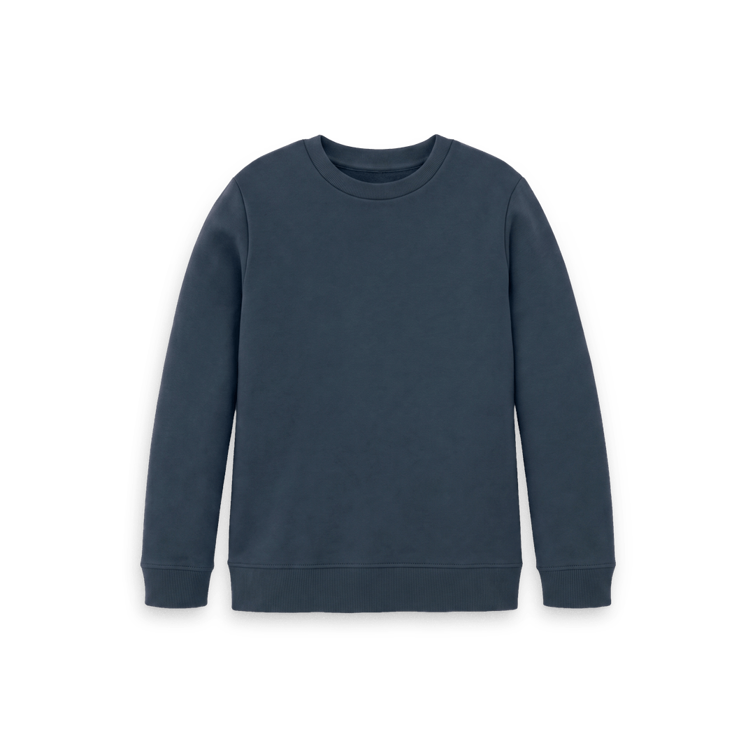 Navy Blue Printed Kids Jumper Front