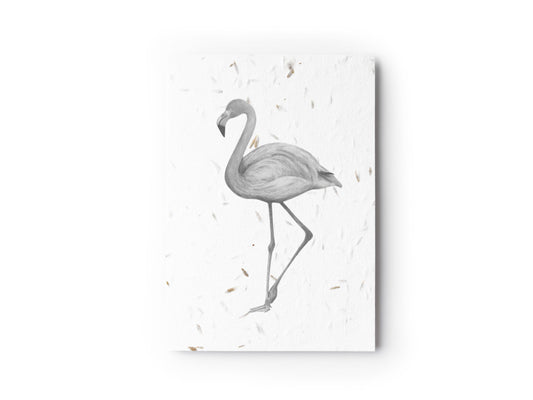 Flamingo Plantable Seeded Card