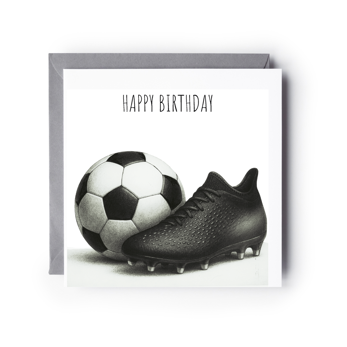 Football birthday greeting card