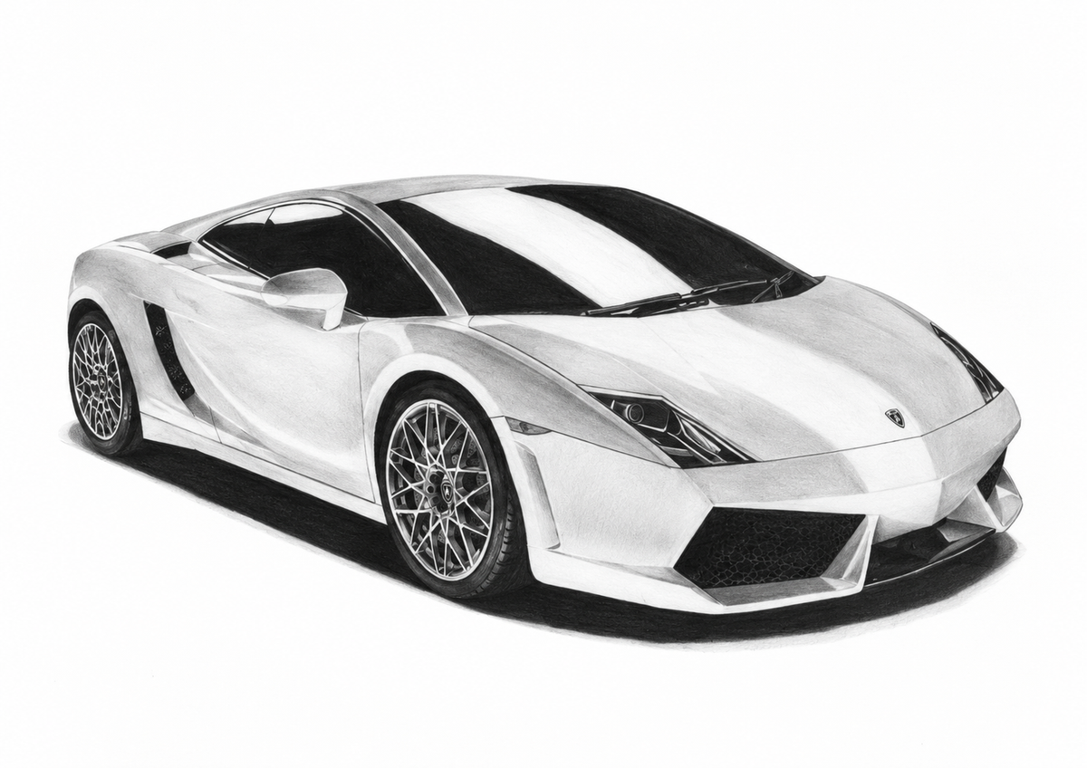 Lamborghini Gallardo artwork only