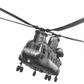Boeing CH-47 Chinook Hand-Drawn Print | Military Aviation Art — unframed artwork