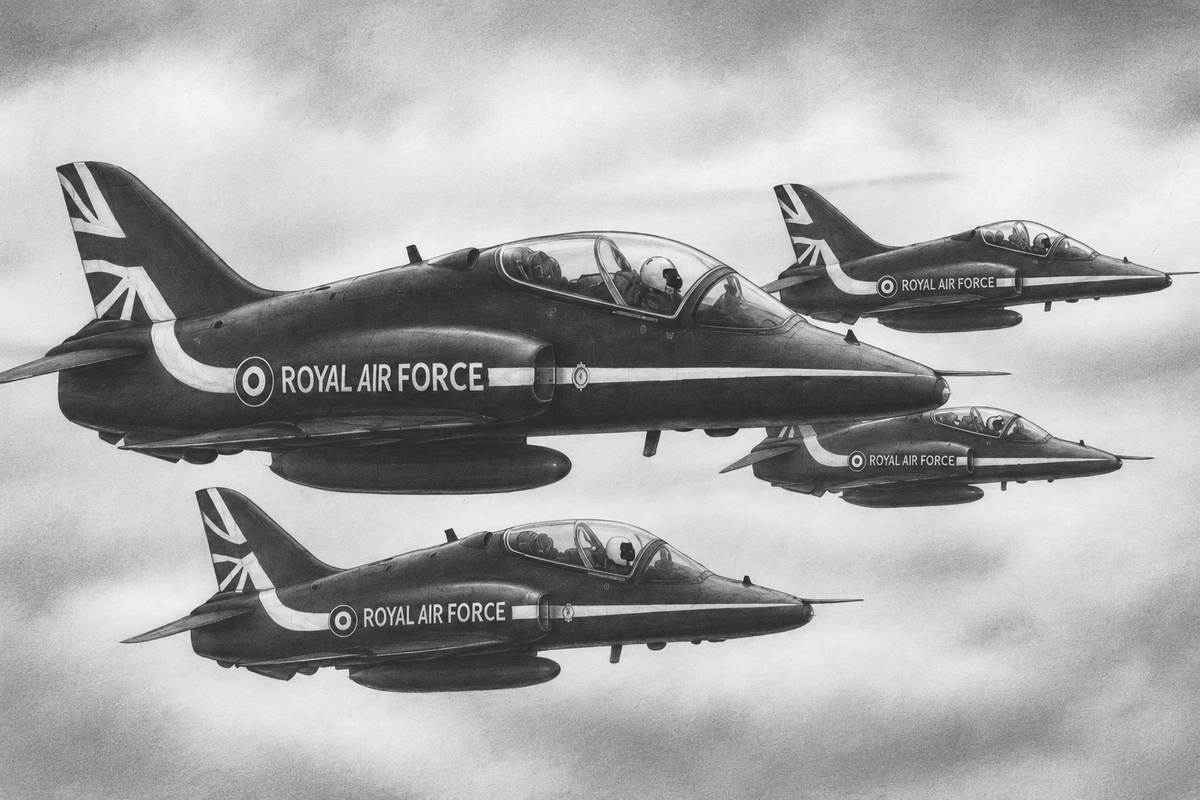Hand-Drawn Red Arrows Print — unframed artwork