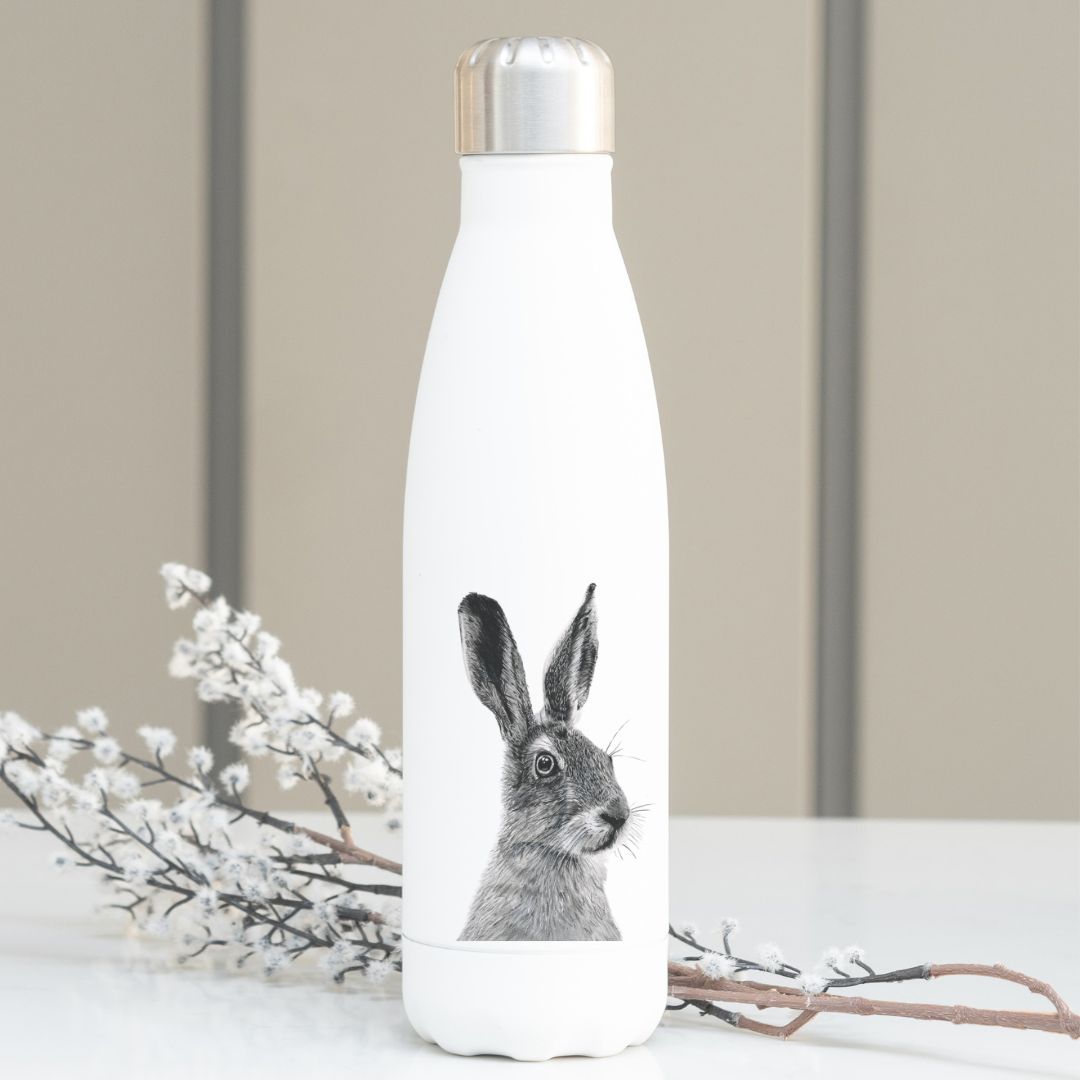 Floras the Hare Metal Water Bottle