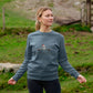 Women's Crew Neck Festive Concorde Sweater Certified Organic Cotton