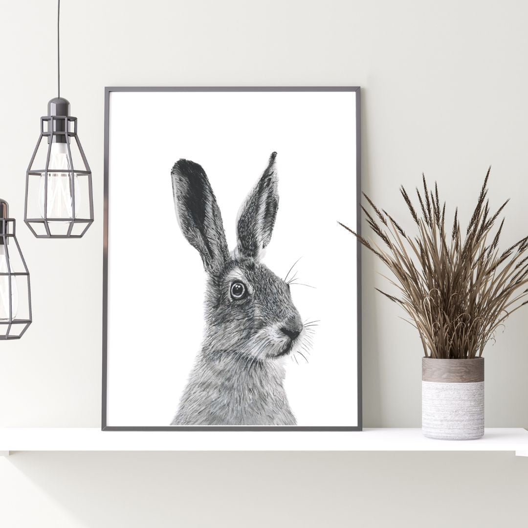 Floras the Hare Giclee Print Print