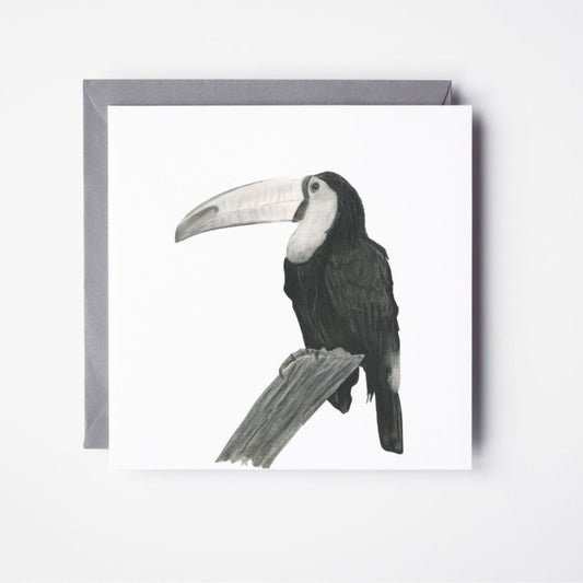 A Hand drawn Toucan Greeting Card from Libra Fine Arts